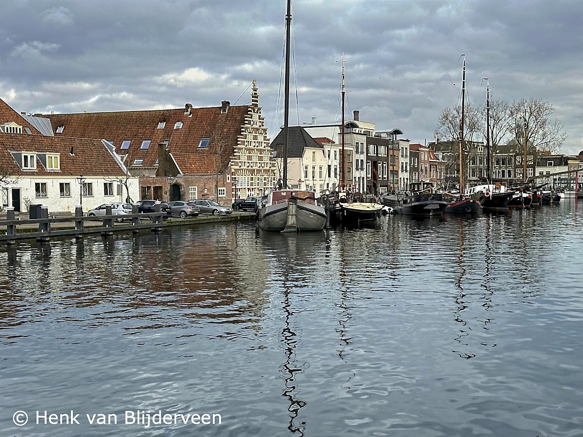 Historische haven Galgewater Leiden